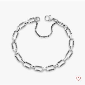 James Avery Silver Ornate Link Bracelet